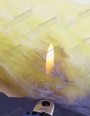 Fire resistance of soft-pack sound-absorbing panels