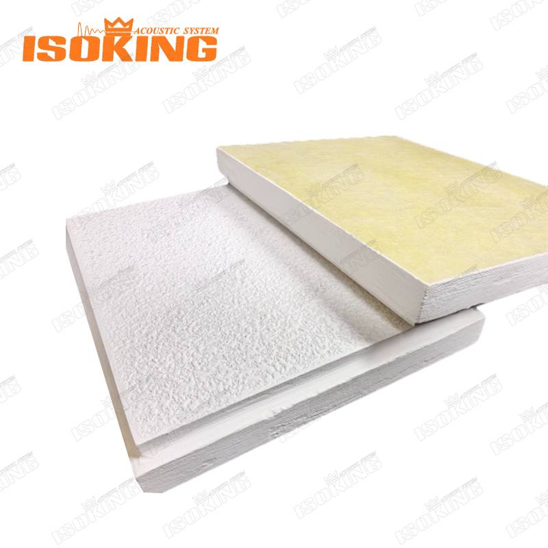 ISOKING Falling Edge Fiberglass Acoustic Ceiling Tiles 