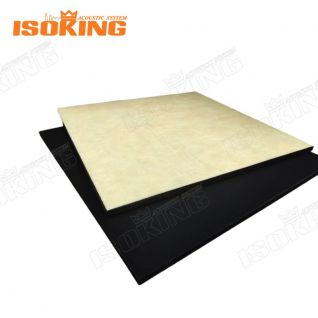 ISOKING Black Acoustic 2x4 Drop Ceiling Panels for Commercial Spaces