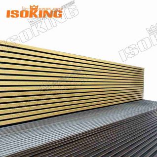 ISOKING Wood Slat Acoustic Wall Panel Supplier